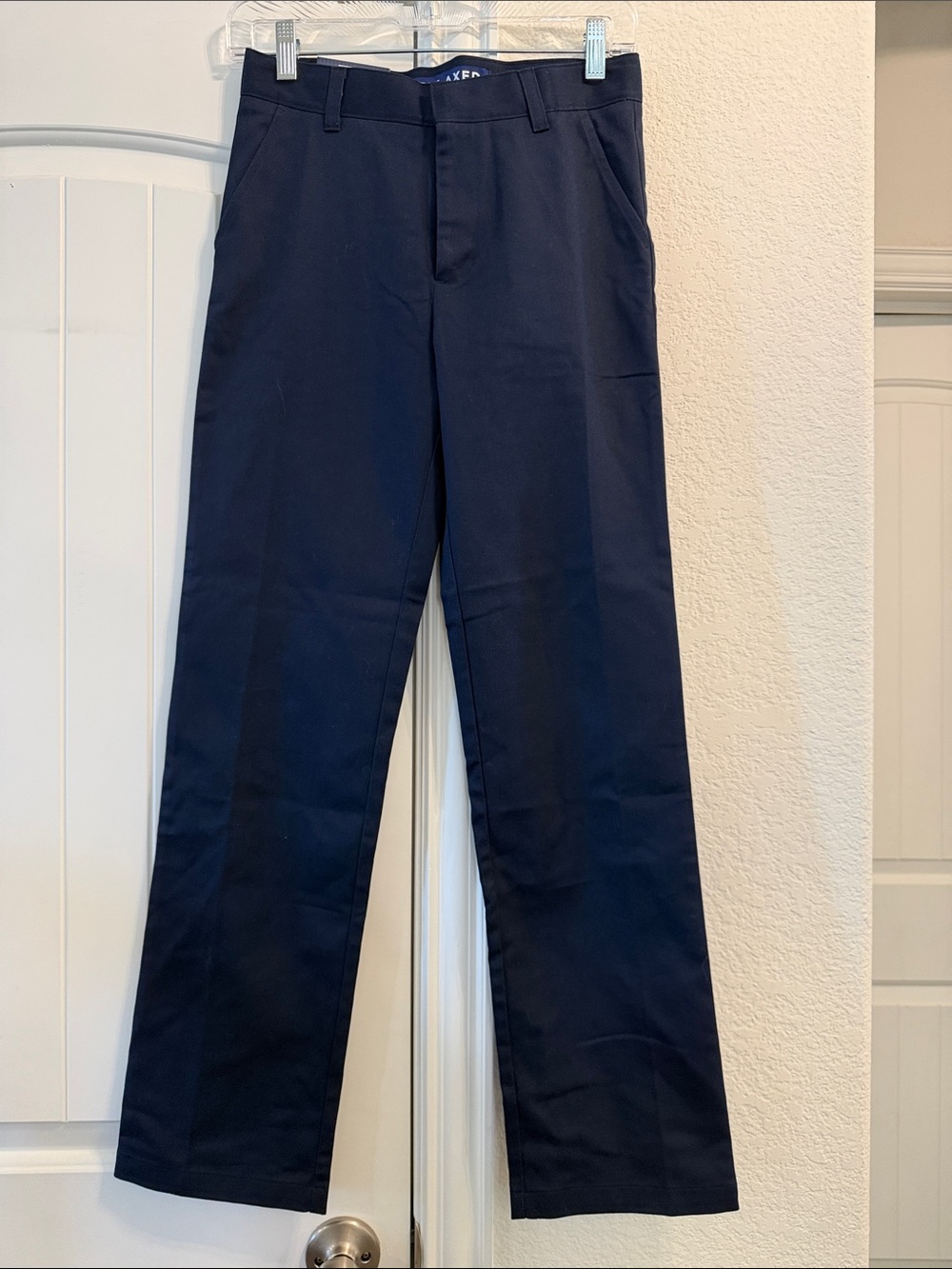 French Toast Navy Blue Boys Slim Relaxed Fit Pants, Sz 14 NWT